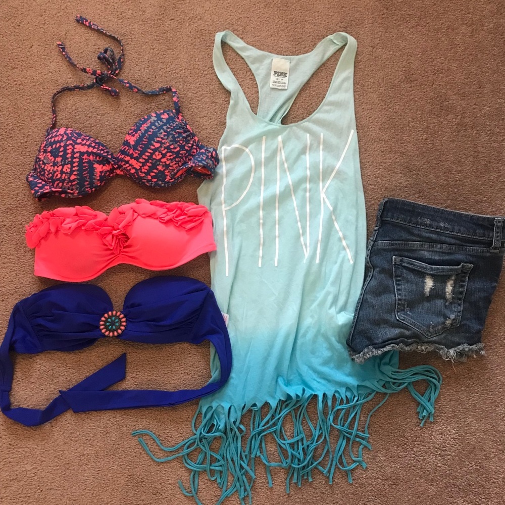 Target and Victoria secret bathing suit tops